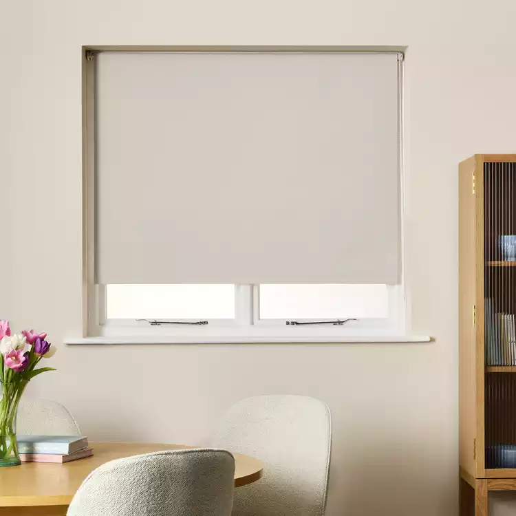Habitat Blackout Latte Roller Blind - 60cm