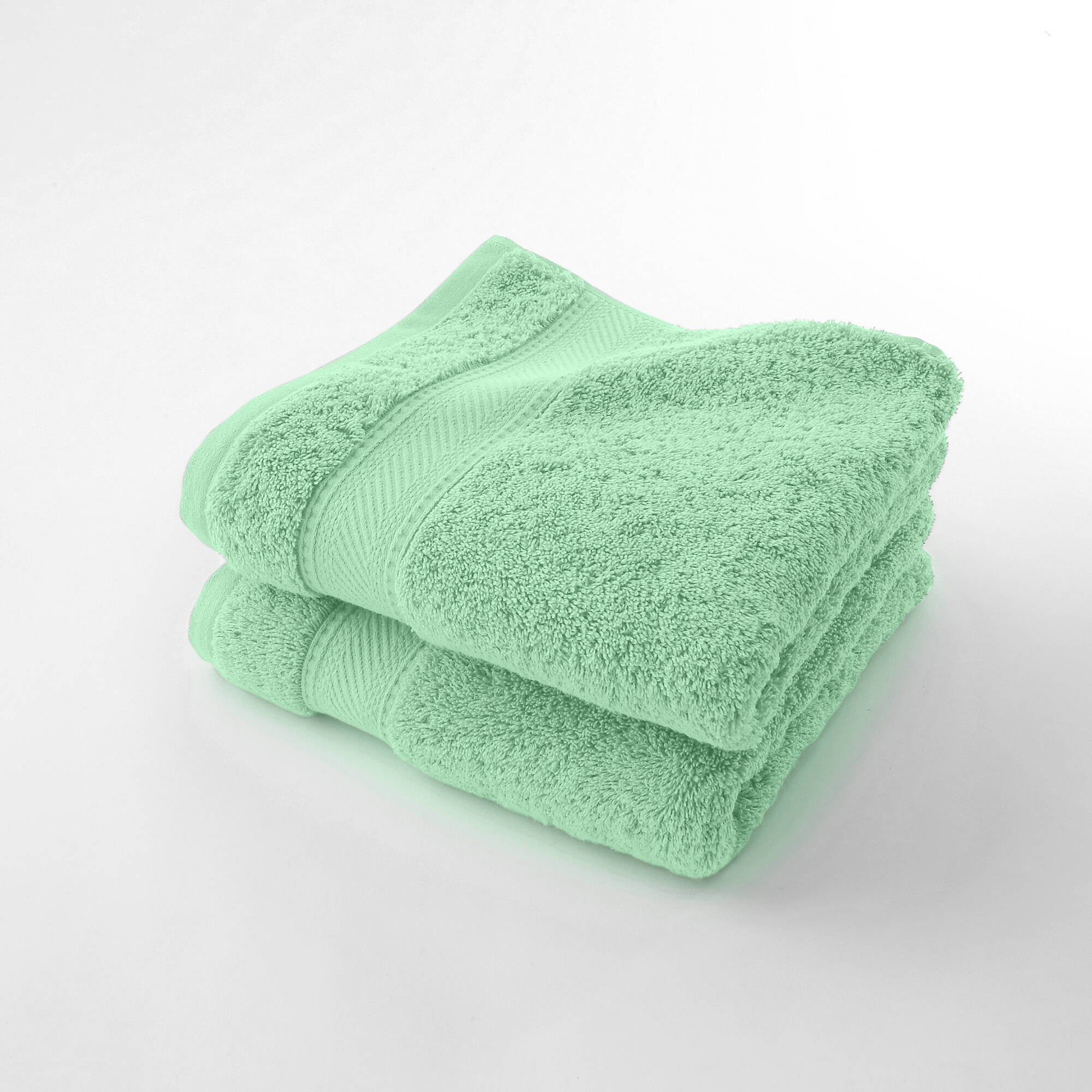 Collection serviettes de bain unies 540g/m2 confort luxe