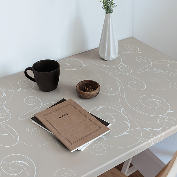 Papier Peint Auto Adhesif Wallfluent 100x50 cm Vignes Délicates Idéal pour Cuisine, Placard et Rénovation DIY