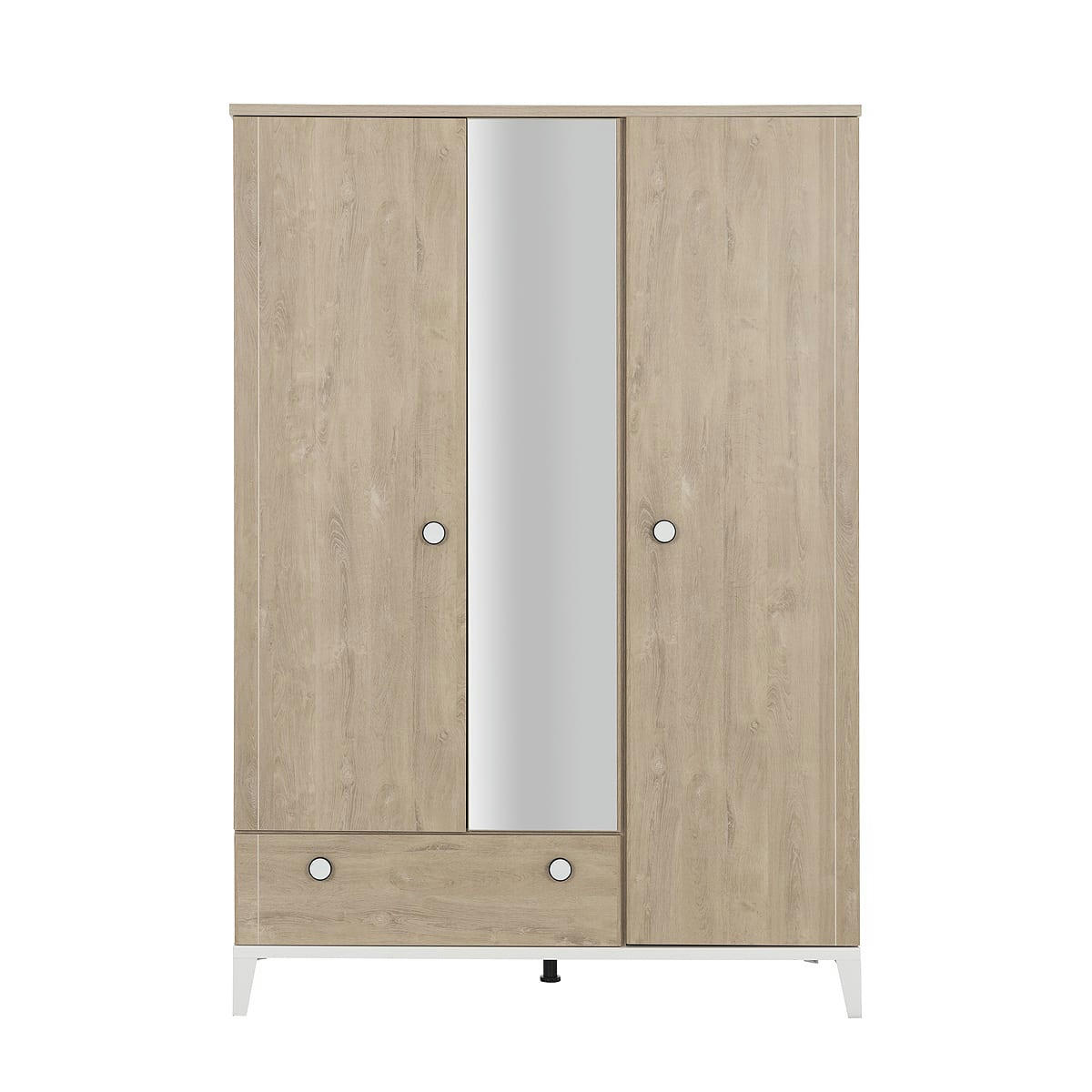 MARCEL - Armoire 3 portes naturel