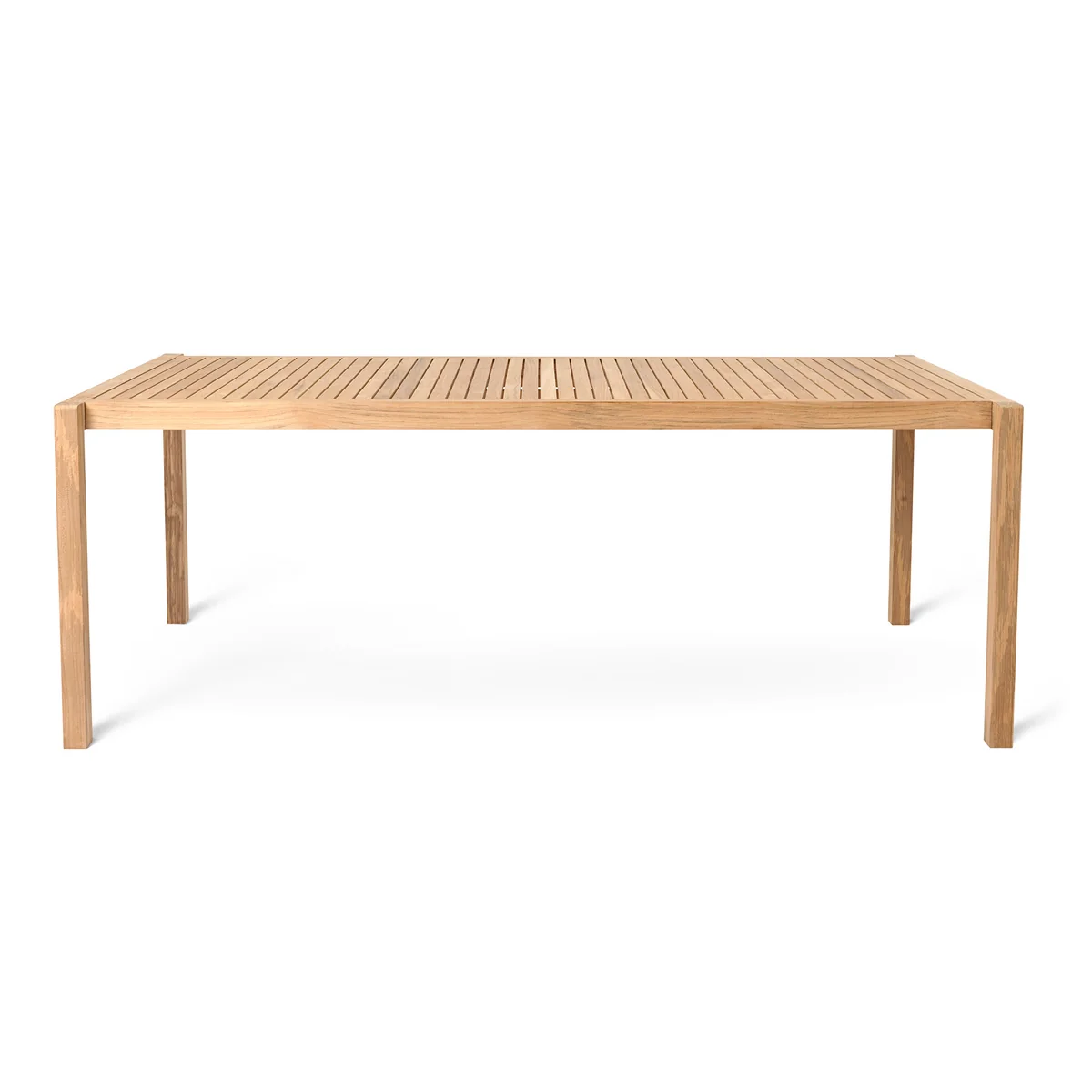 Carl Hansen - AH901 Gartentisch, 200 x 100 cm, Teak unbehandelt