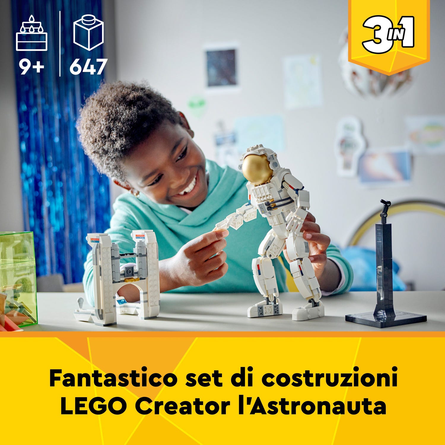 Astronauta 3 in 1 Lego Creator