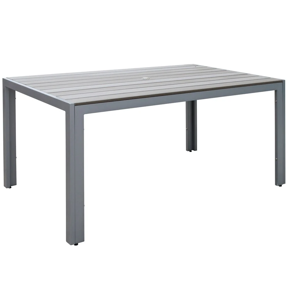 Tumaco Sun-bleached Grey Outdoor Dining Table by Havenside Home