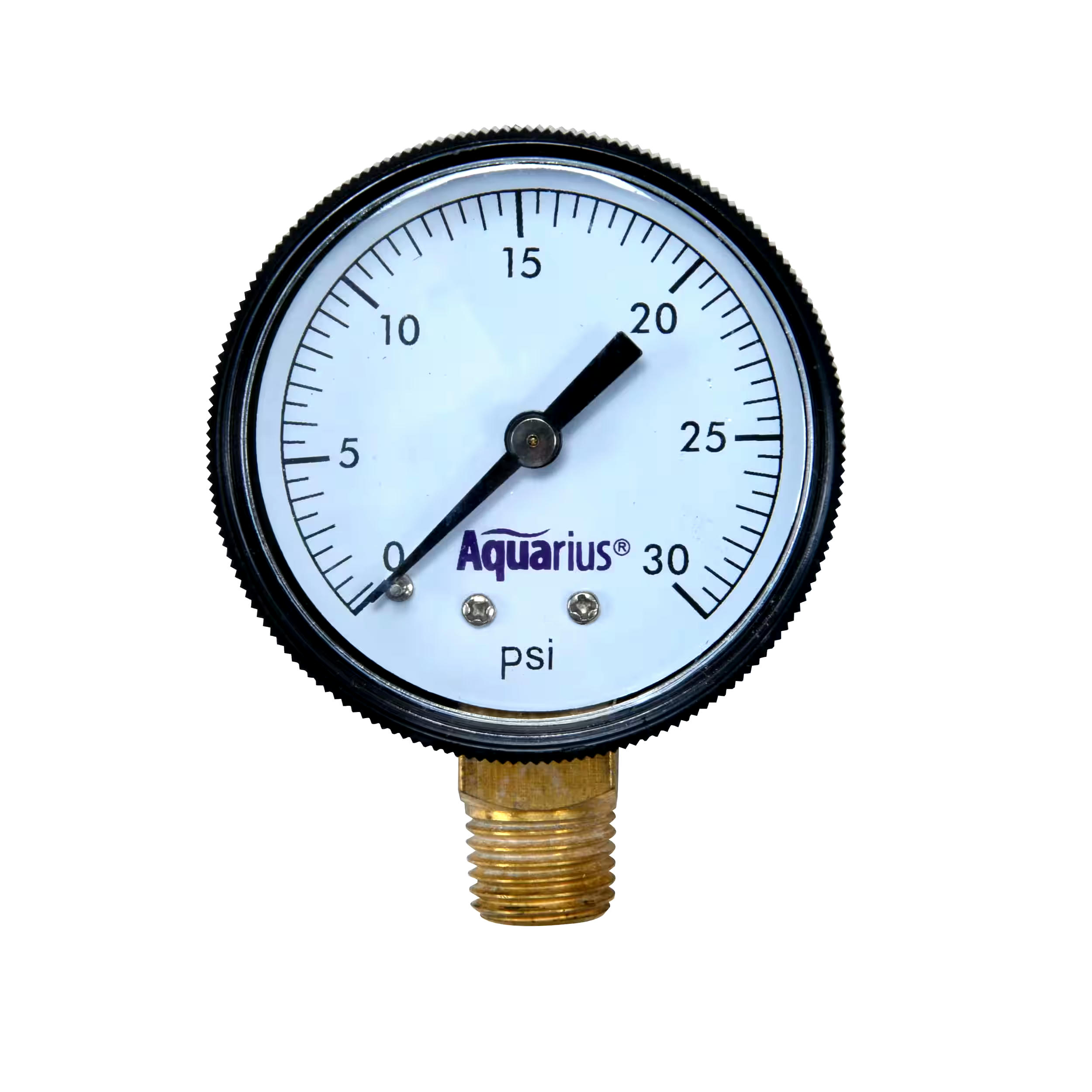 Aquarius 0-30 PSI Plastic Pressure Gauge, 2-in