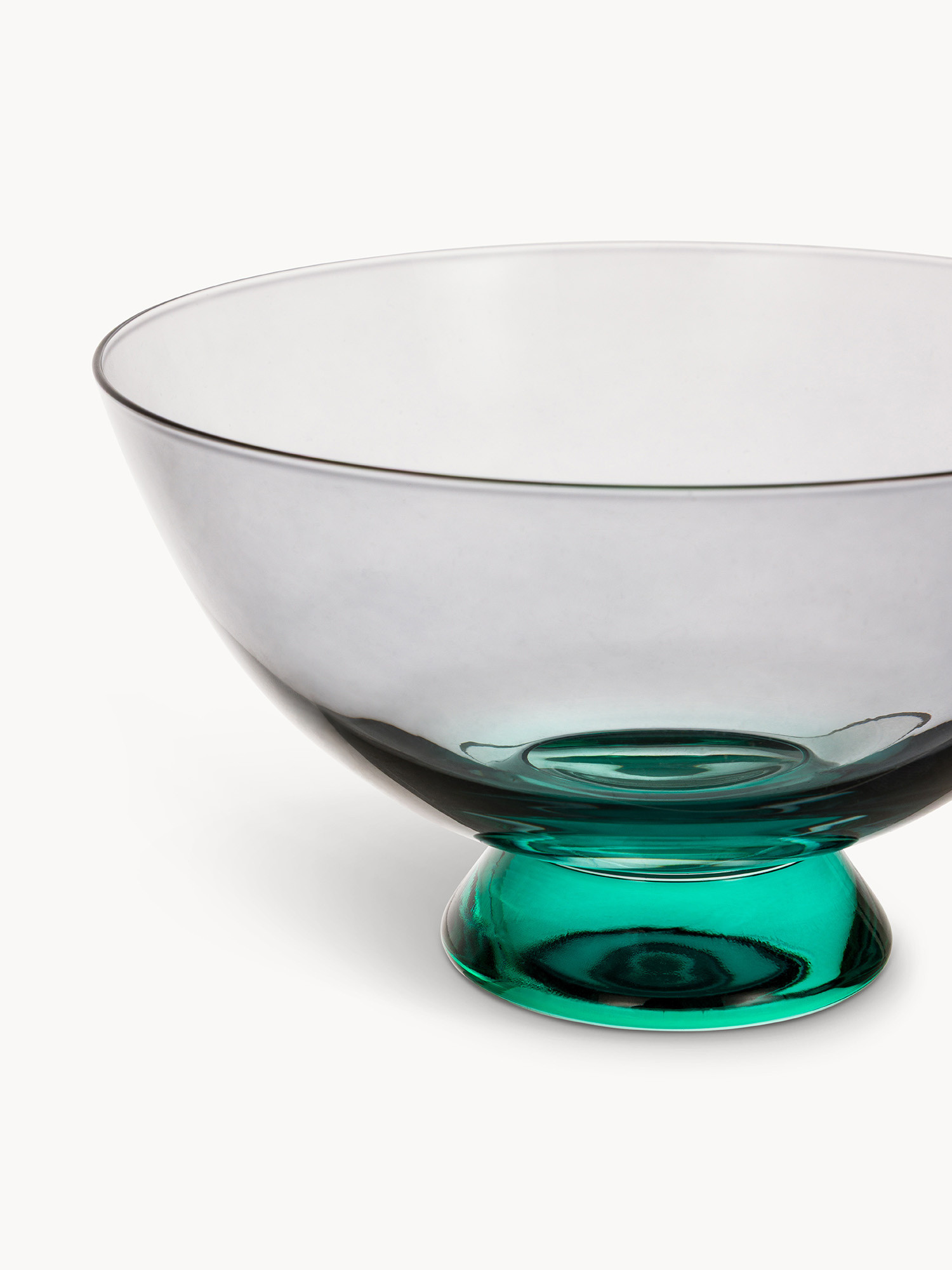 Coppetta in vetro borosilicato colorato