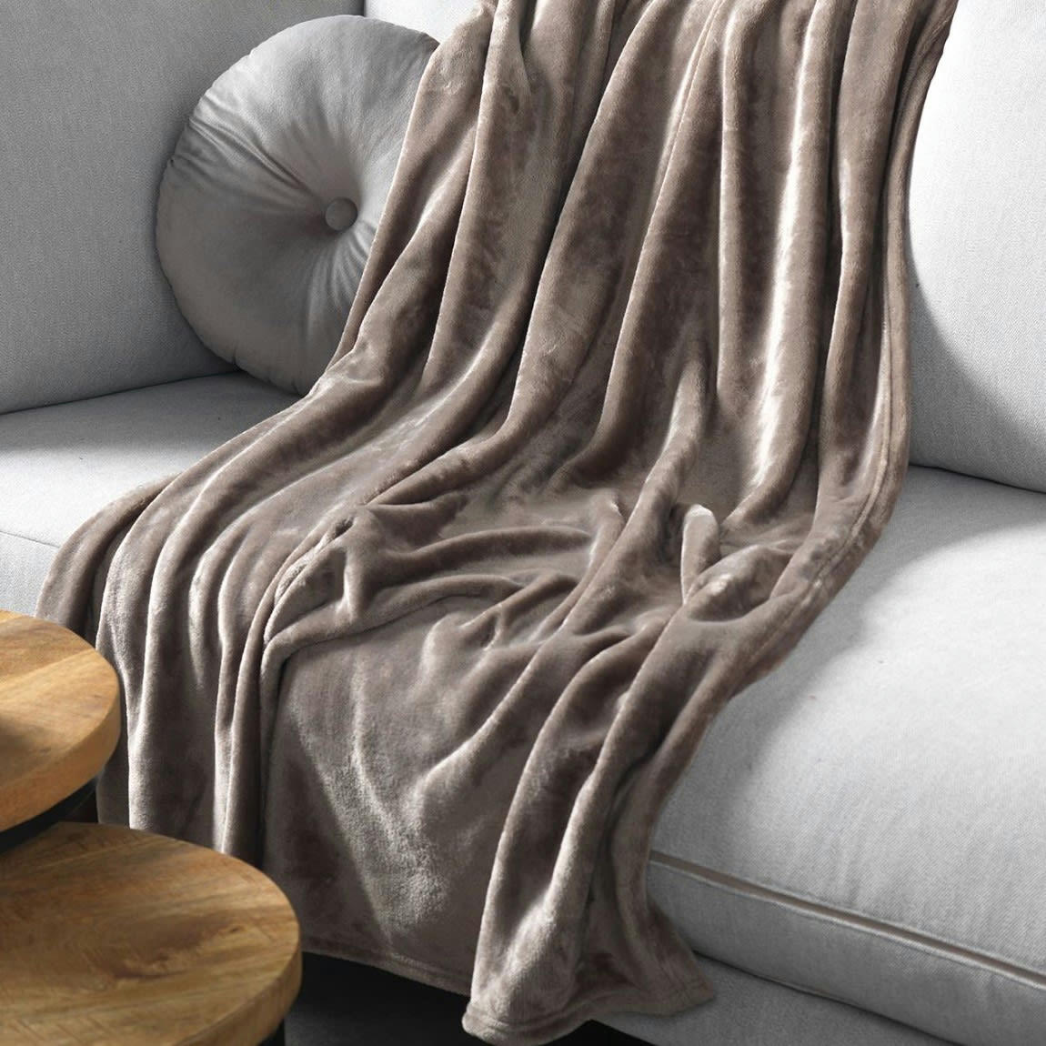 HARVEY - Plaid multicolore fleece 150x200 cm uni