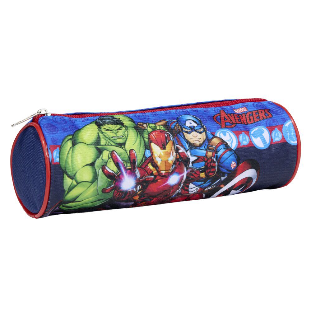 Trousse Marvel Avengers bleue Ø8xL23cm