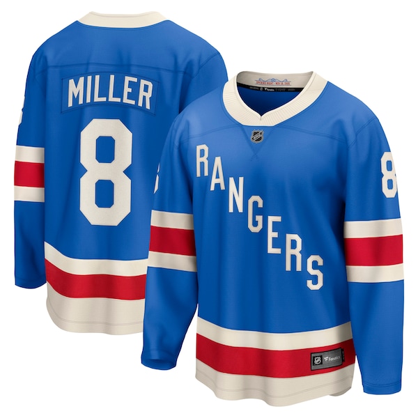 J.T. Miller New York Rangers  Centennial Breakaway Jersey - Blue