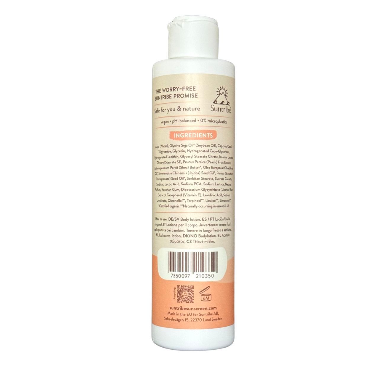 Suntribe Natural Gentle Body Wash Peach Infusion 200ml