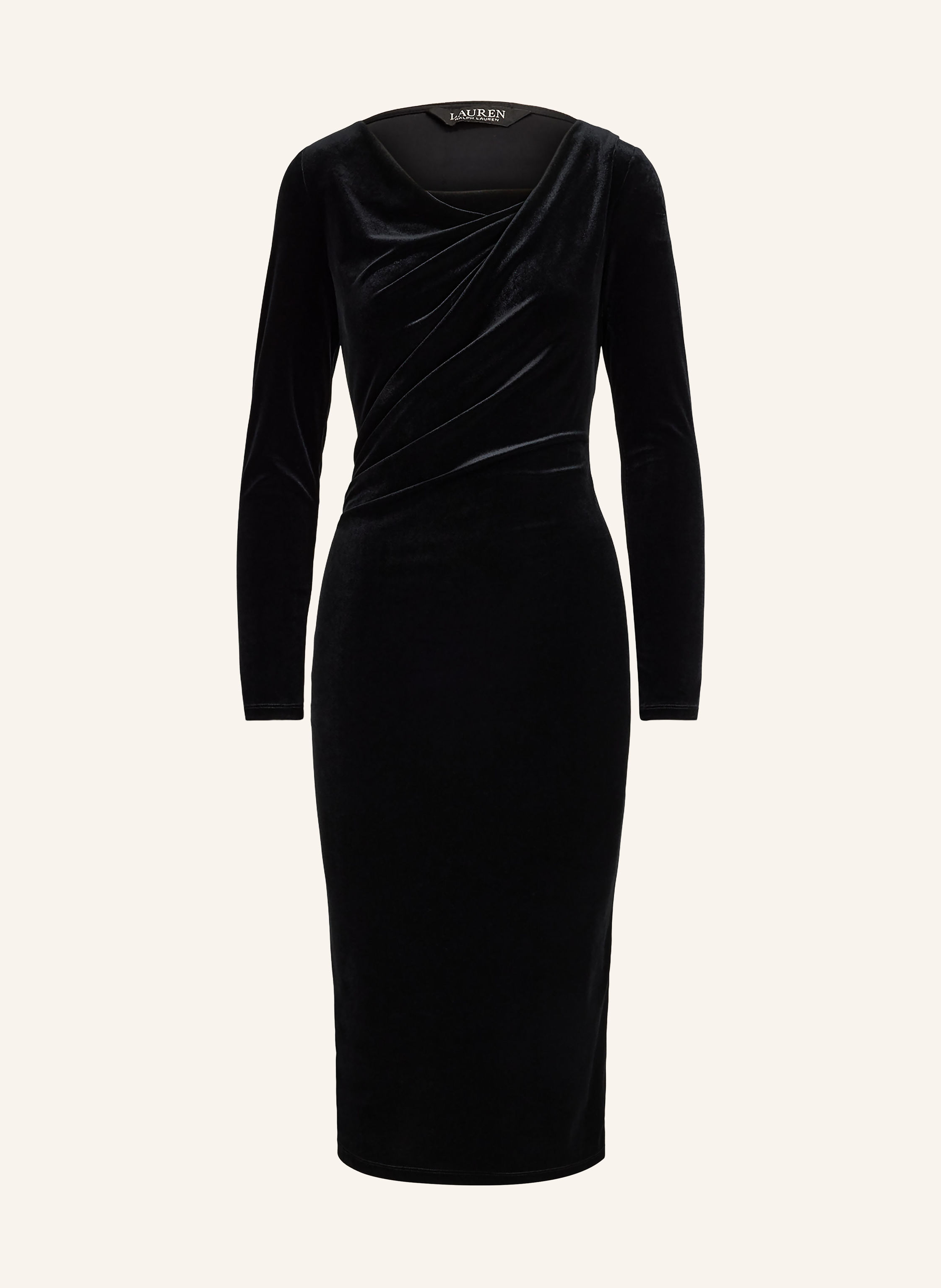 LAUREN RALPH LAUREN Samtkleid