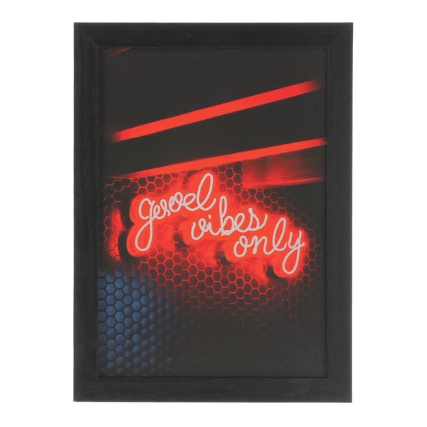 QUADRO 22 CM X 30 CM GOOD VIBES ONLY