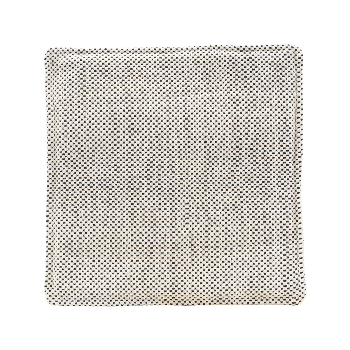 House Doctor - Sitzkissen für Cuun Rattan-Stuhl, 35 x 35 cm, schwarz / weiß