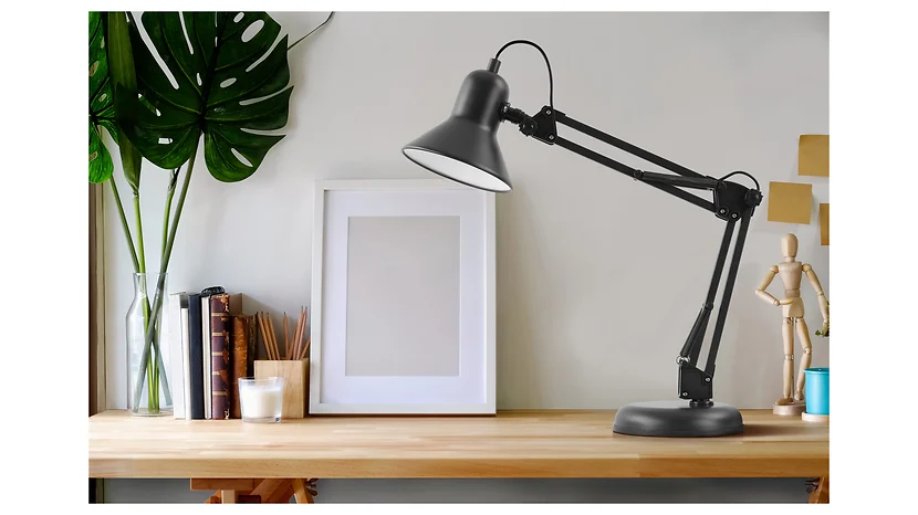 Lampka biurkowa Tiago metalowa czarna