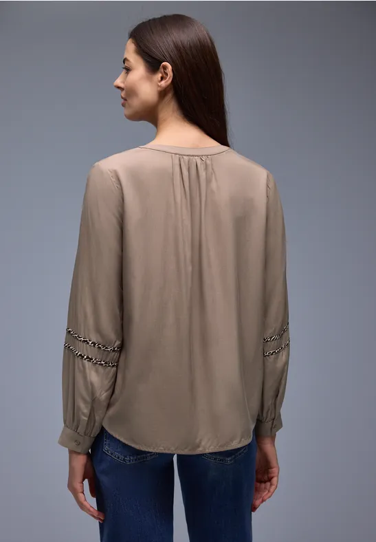 Tunika mit Tape-Details