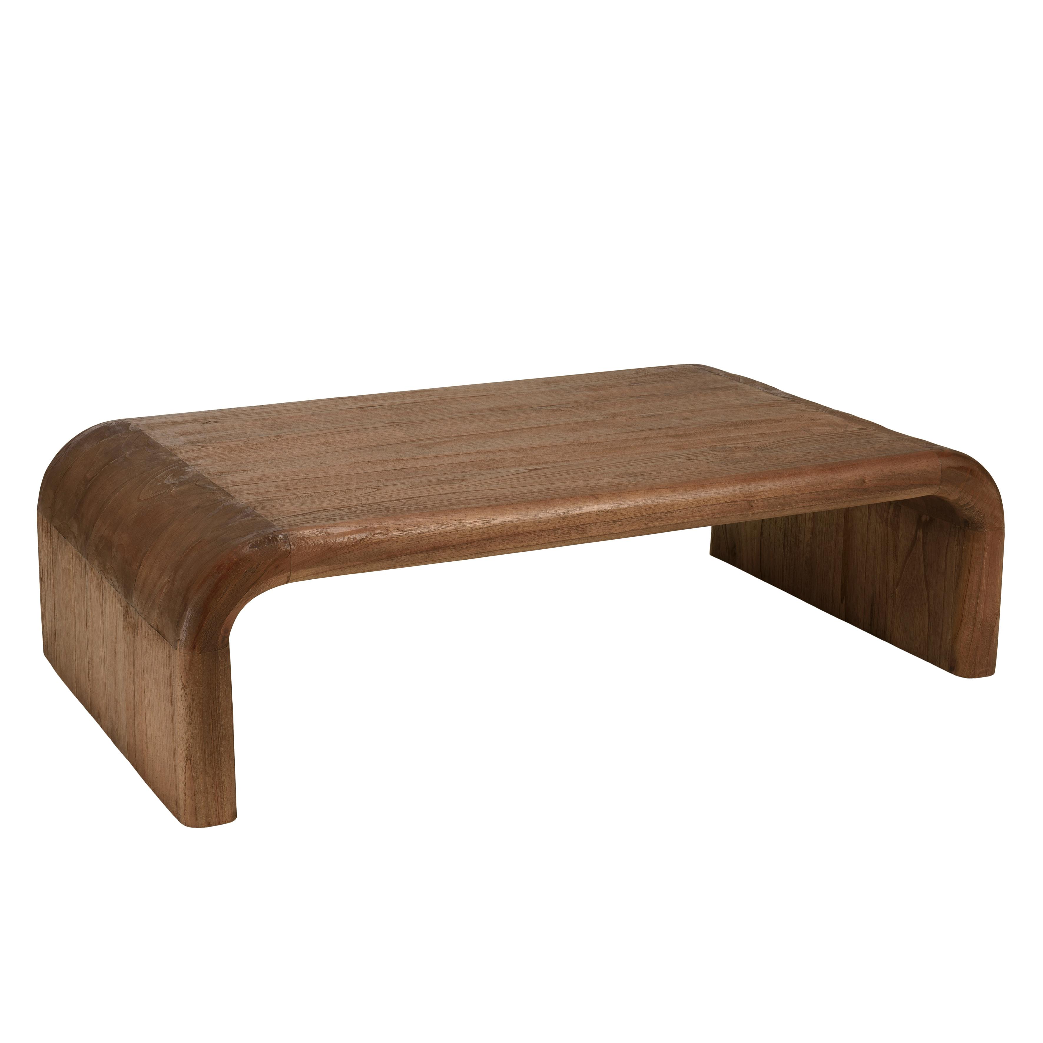 Table basse épurée en bois de mindi ARCUS