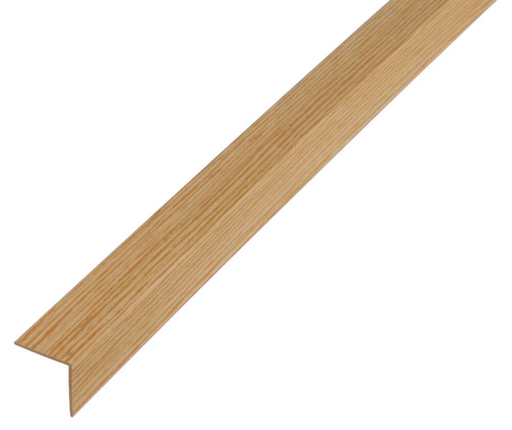 VINKELPROFILER GAH ALBERTS PVC BRUN 20X20X1000MM