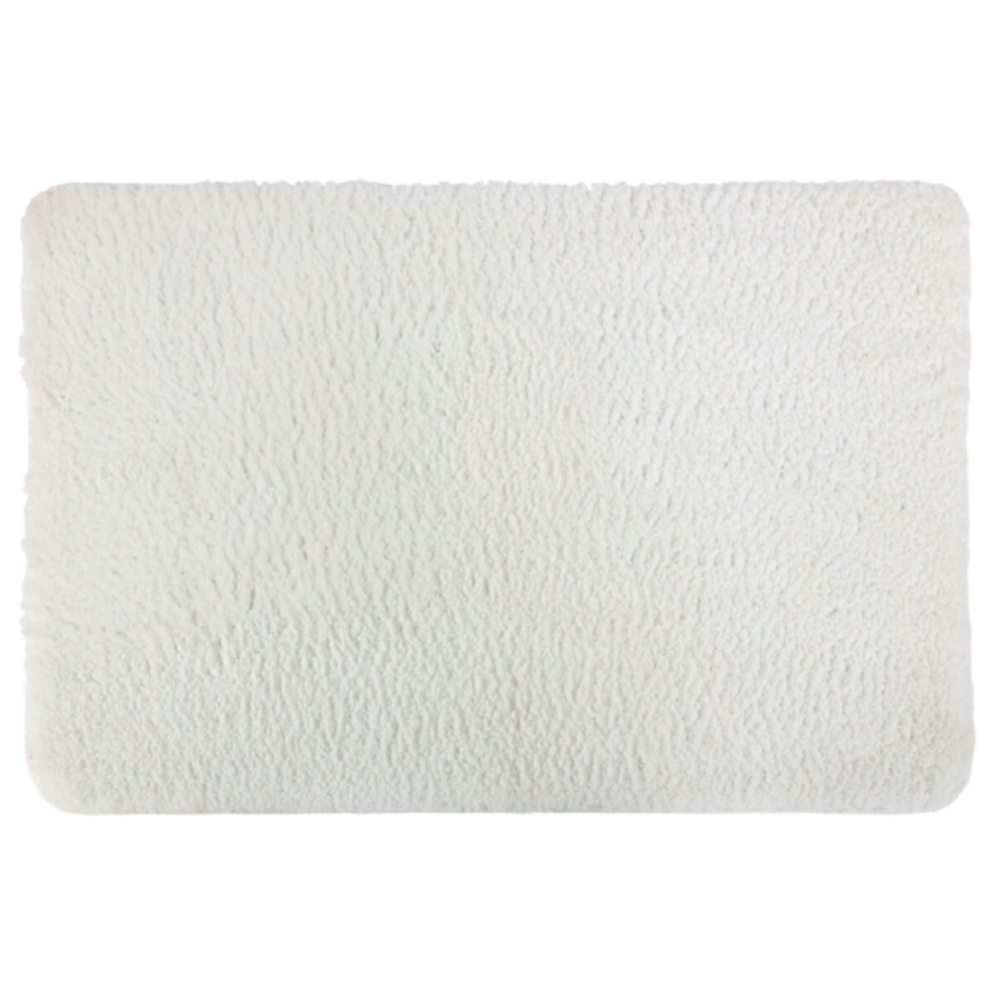 - Tapis de bain microfibre blanc - 60x90cm