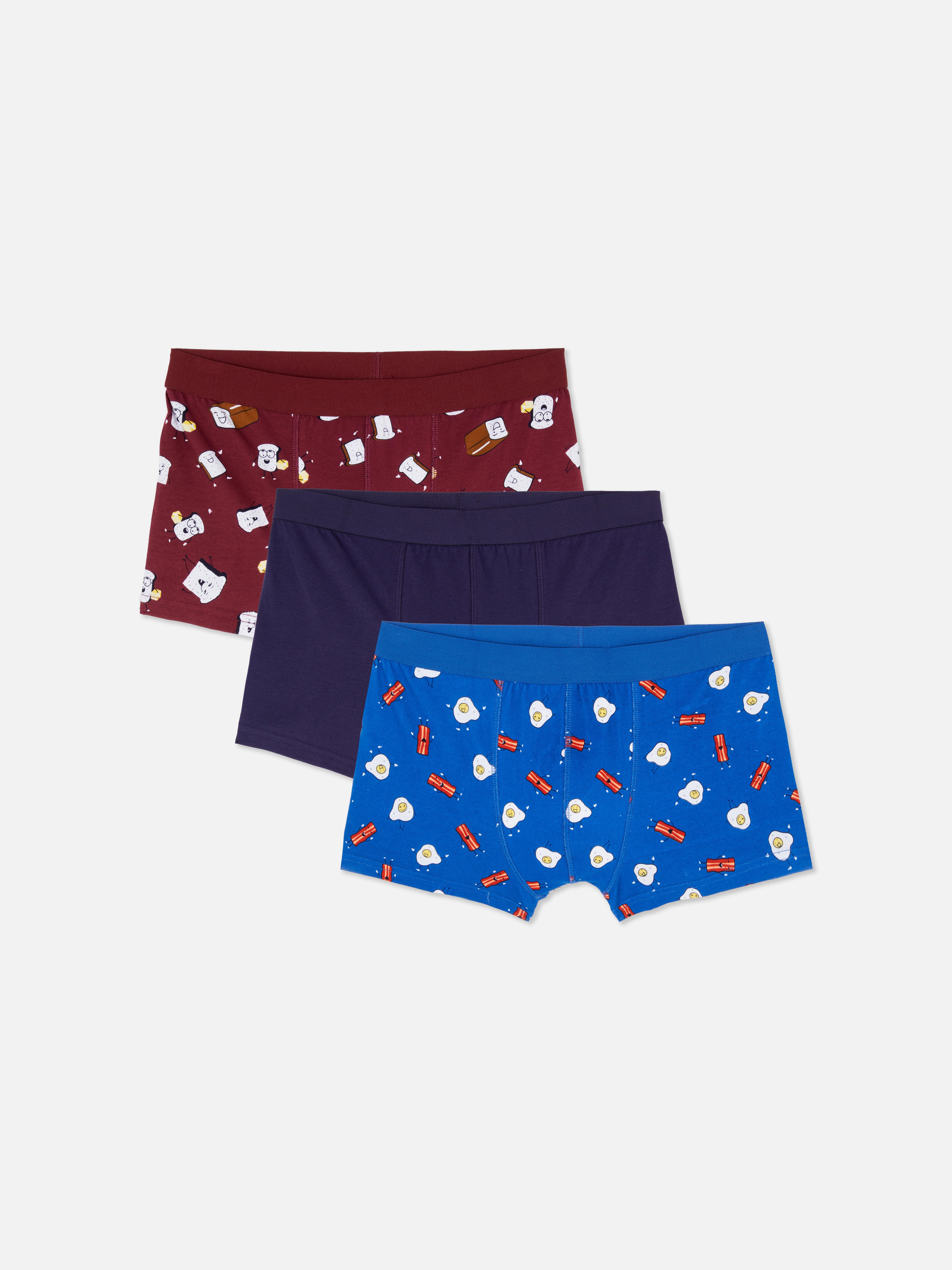 3pk Food Patterned Hipster Trunks