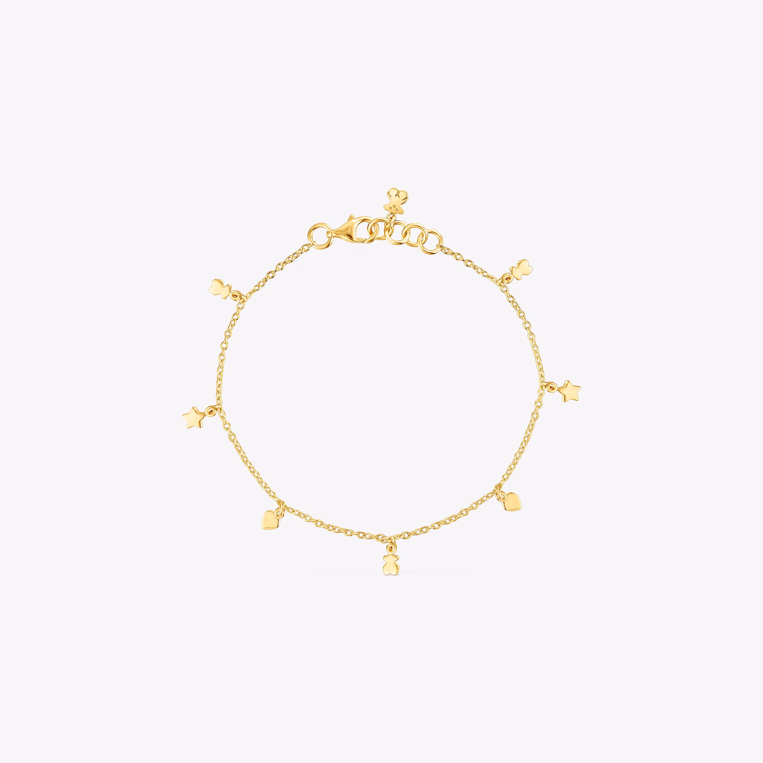 Pulsera con baño de oro 18 kt sobre plata Cool Joy