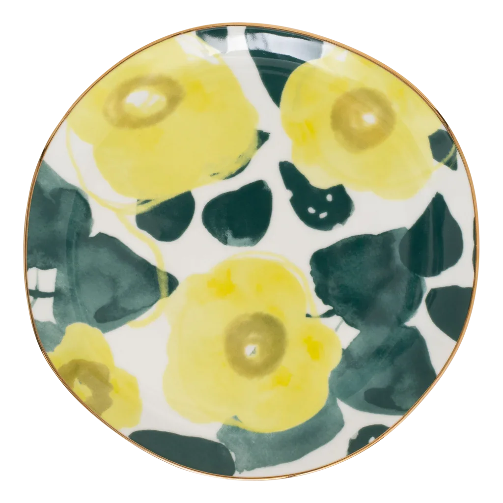 Urban Nature Culture Good Morning bord Floral Art - Limelight -17x1cm