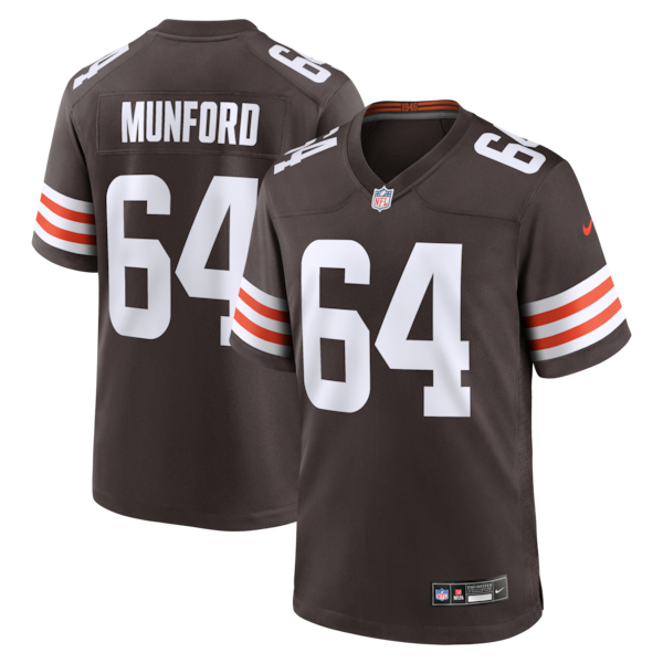 Thayer Munford Cleveland Browns Nike Team Game Jersey -  Brown