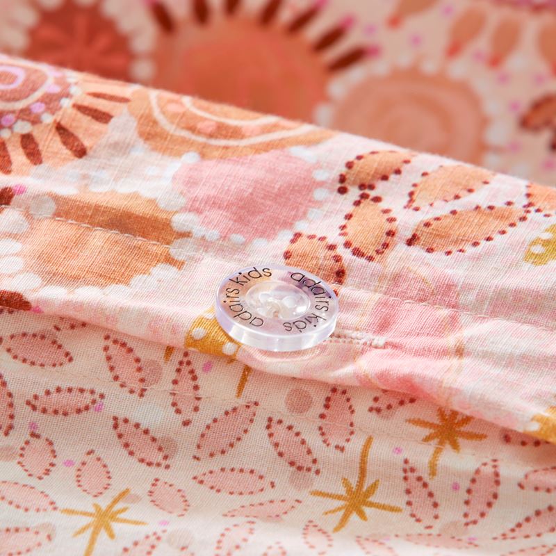 Cungelella Marapurthangkali Coral Sunset Quilt Cover Set