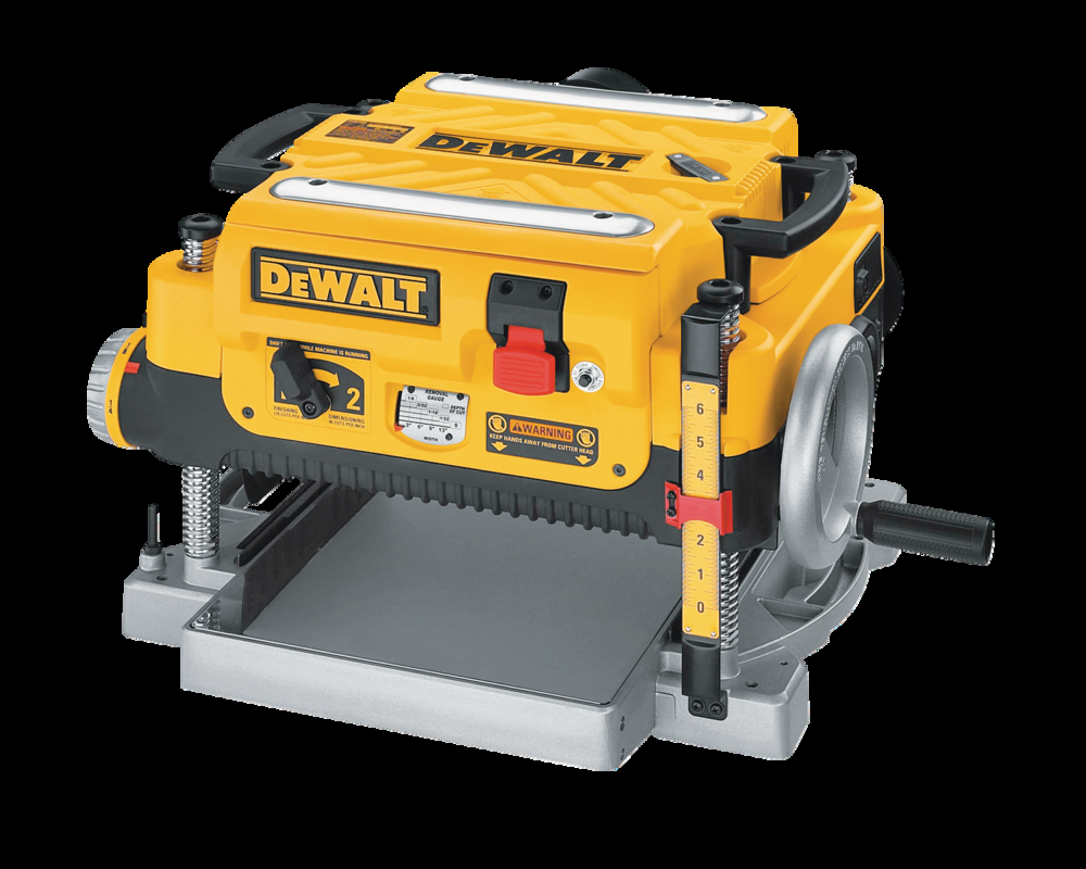 DEWALT DW735 15 Amp Aluminum 13-in Three Knife, Two Speed Thickness Planer