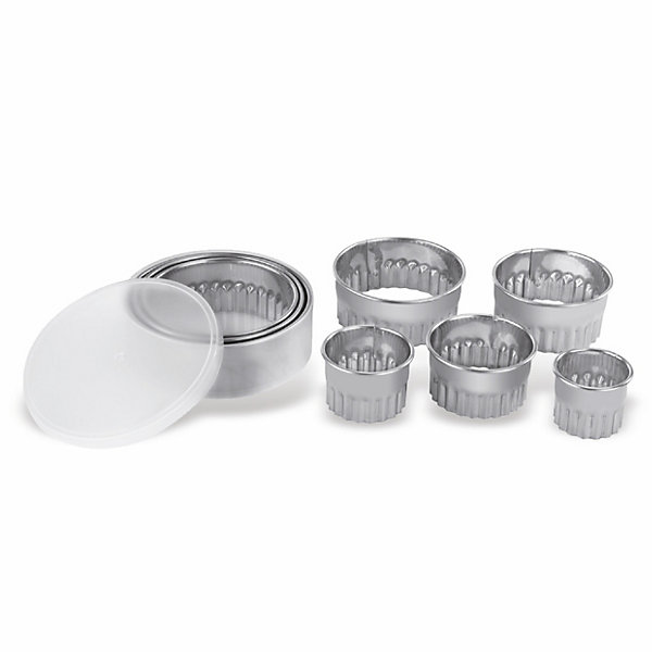 Boîte de 8 Découpoirs Ronds Cannelés - Pujadas