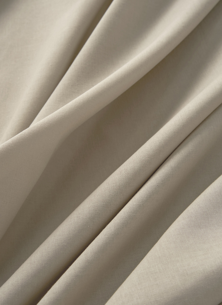 DRAP HOUSSE EN COTON TAUPE
