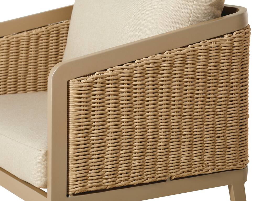 CANVAS Alma Aluminum Frame Outdoor/Patio Conversation Set