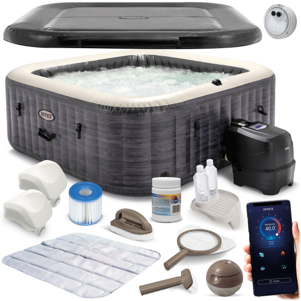 Dmuchane spa basen 4-osobowe Hydromasaż Intex 28450NP-Z