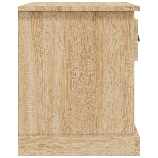 NNEVL Bedside Cabinets 2 pcs Sonoma Oak 39x39x47.5 cm Engineered Wood
