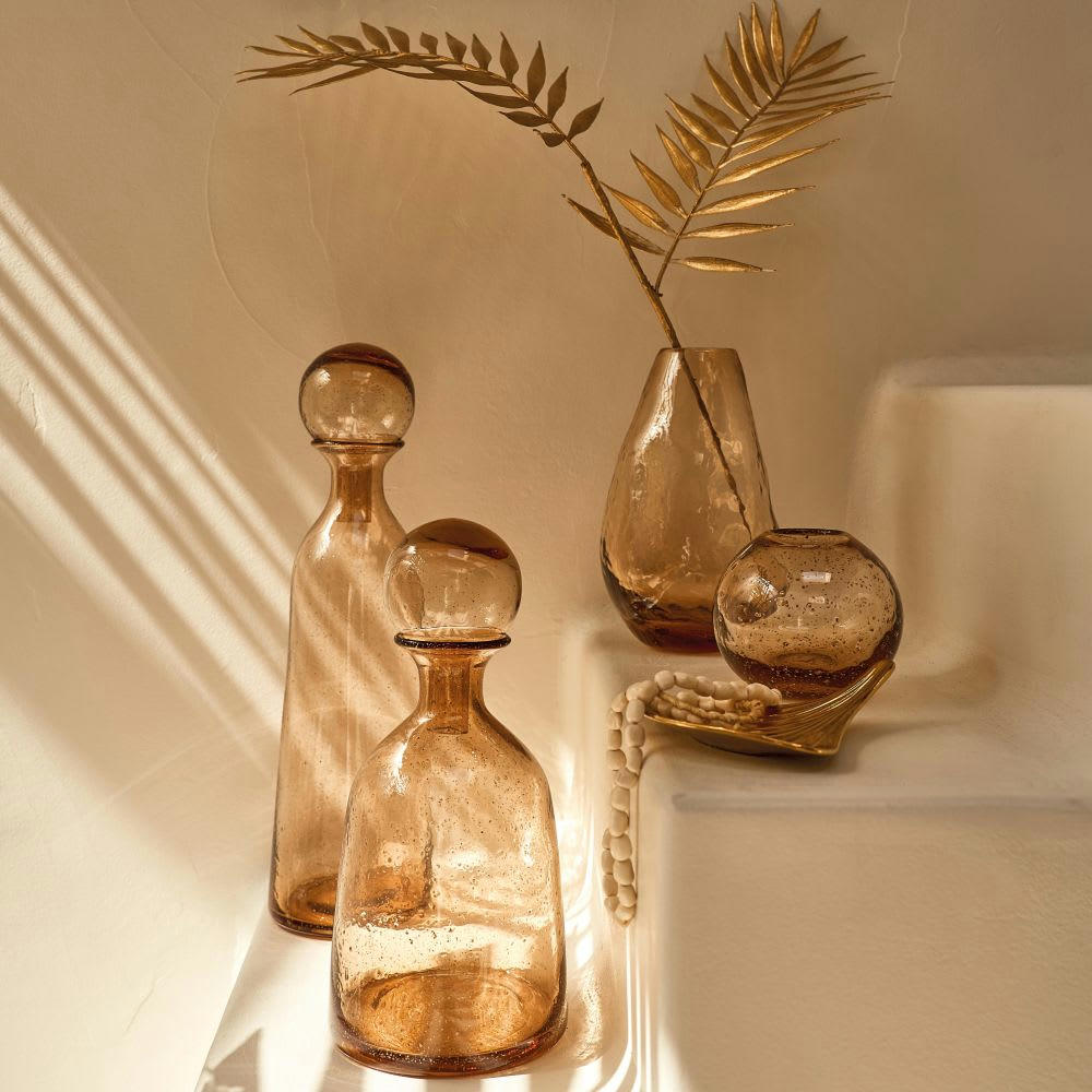 SELECT - Branche de feuilles de palmier dorée