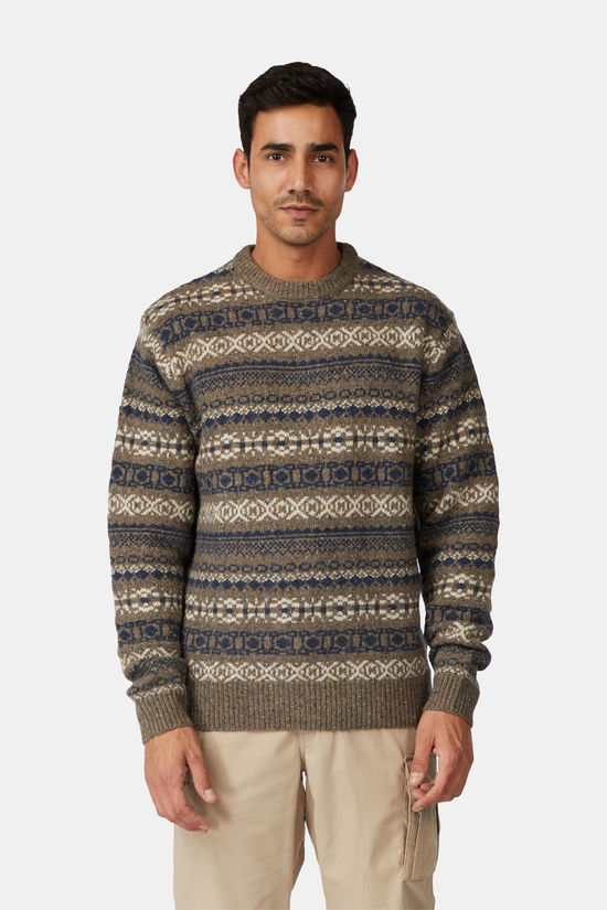 Ayacucho Coniston Fair Isle Crew Neck Trui