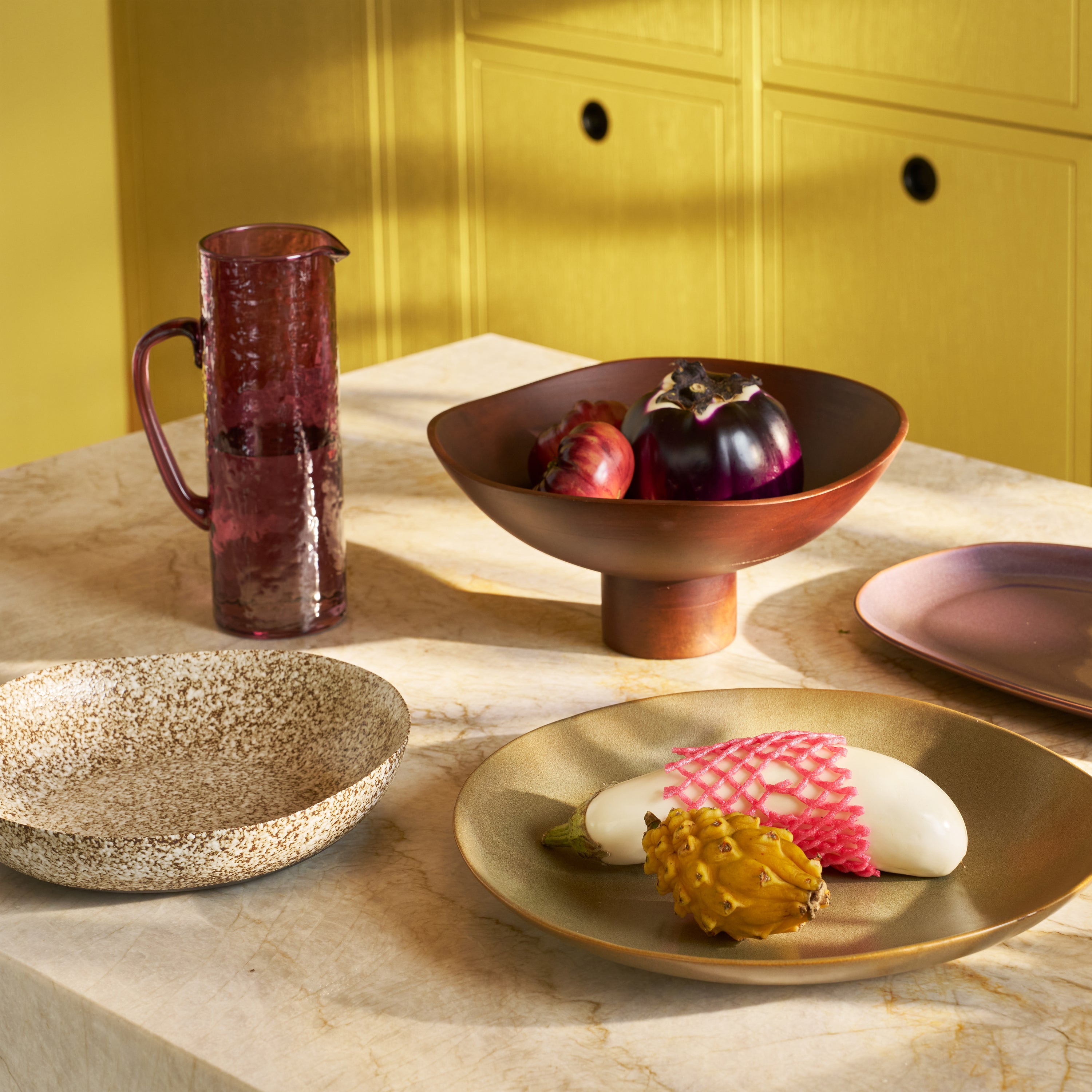 Urban Nature Culture Serveerschaal Abre B - Walnoot