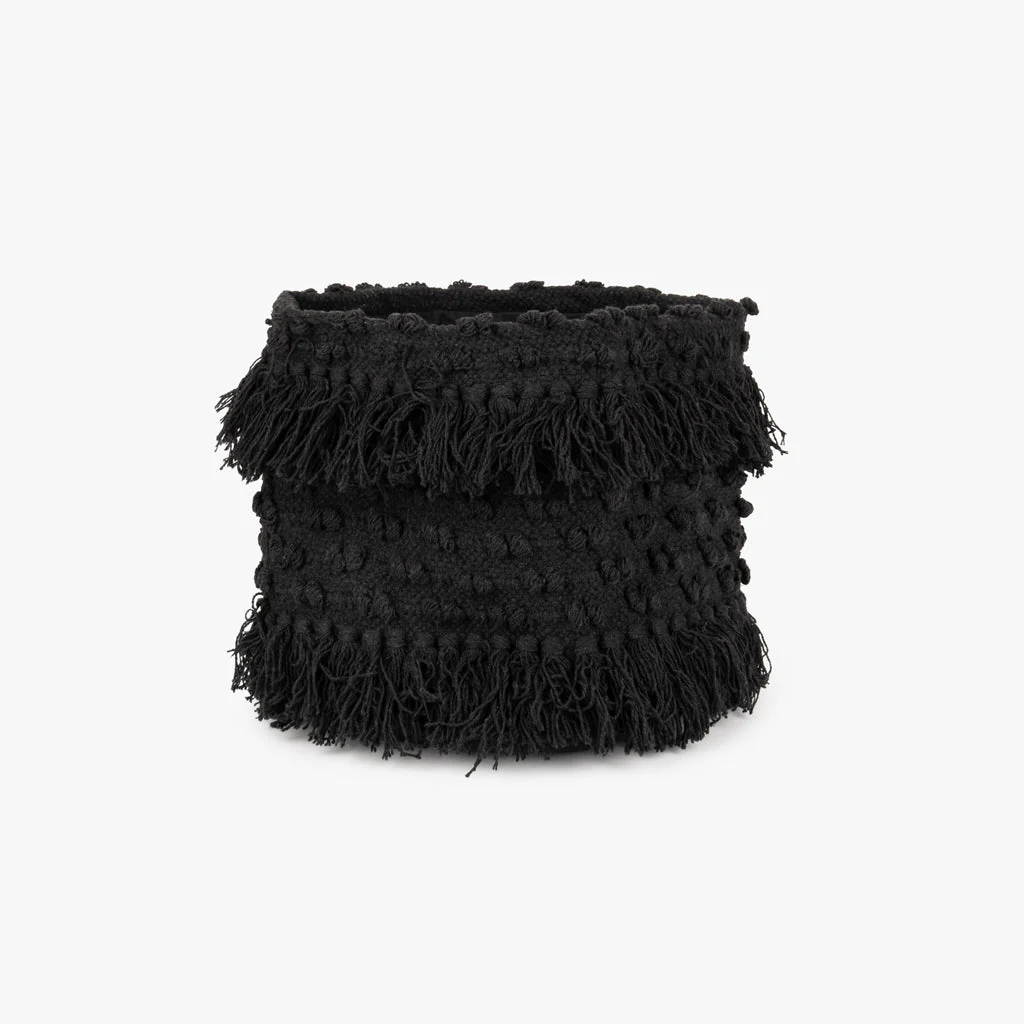 Cesto Algodão Preto LIZA