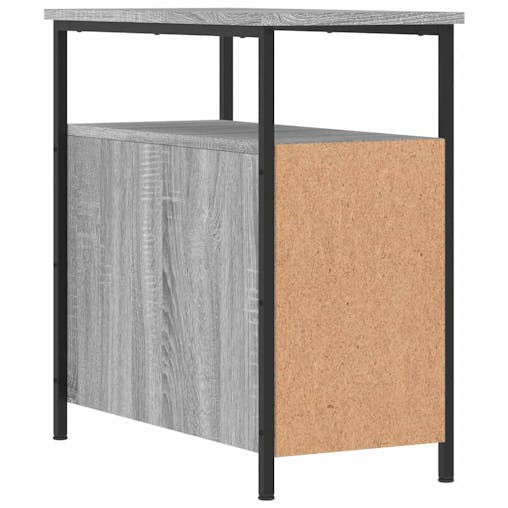 NNEVL Bedside Cabinets 2 pcs Grey Sonoma 30x60x60 cm Engineered Wood
