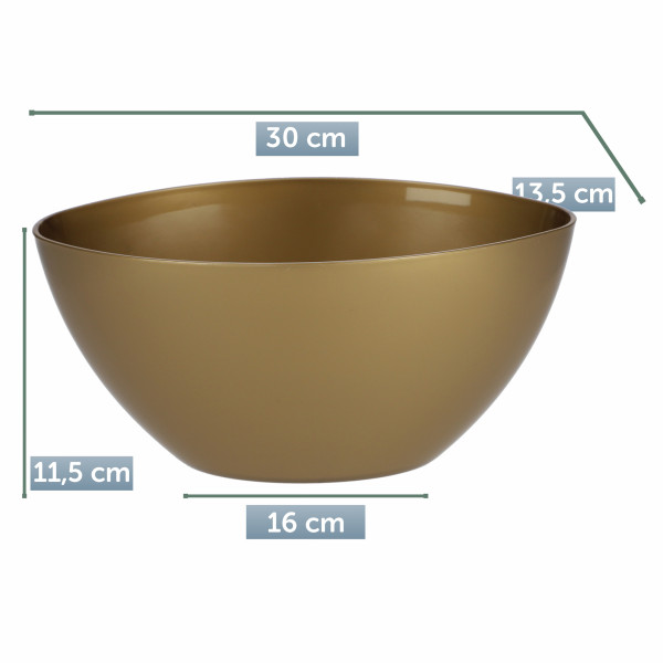 Doniczka Osłonka Donica Połysk Kolory Złota 30 cm