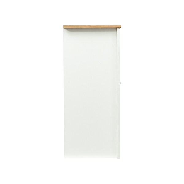 Kitchen Sideboard Cupboard , White High Gloss Dining Room Buffet Storage Cabinet ,Cabinet with Drawer and Door