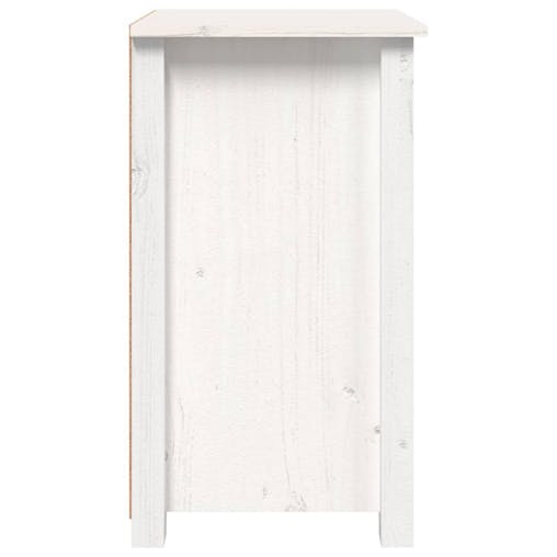 NNEVL Bedside Cabinets 2 pcs White 40x35x61.5 cm Solid Wood Pine