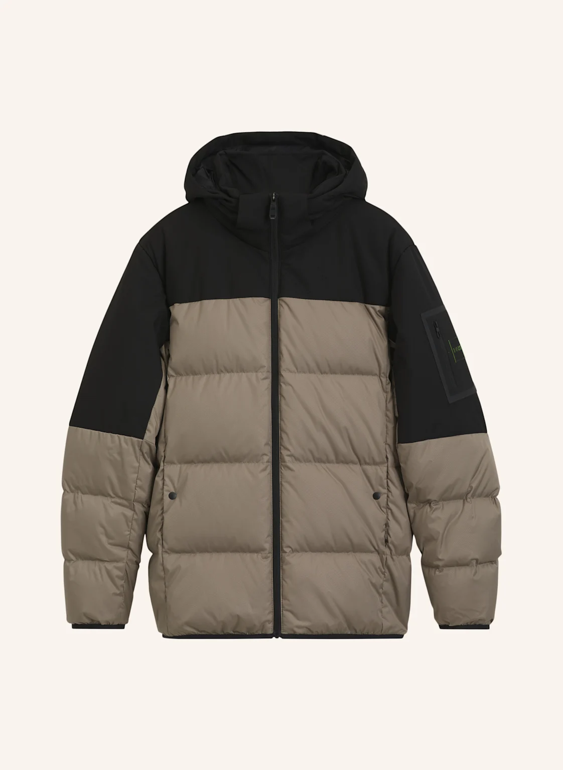 BOSS Daunenjacke BLOCK mit abnehmbarer Kapuze