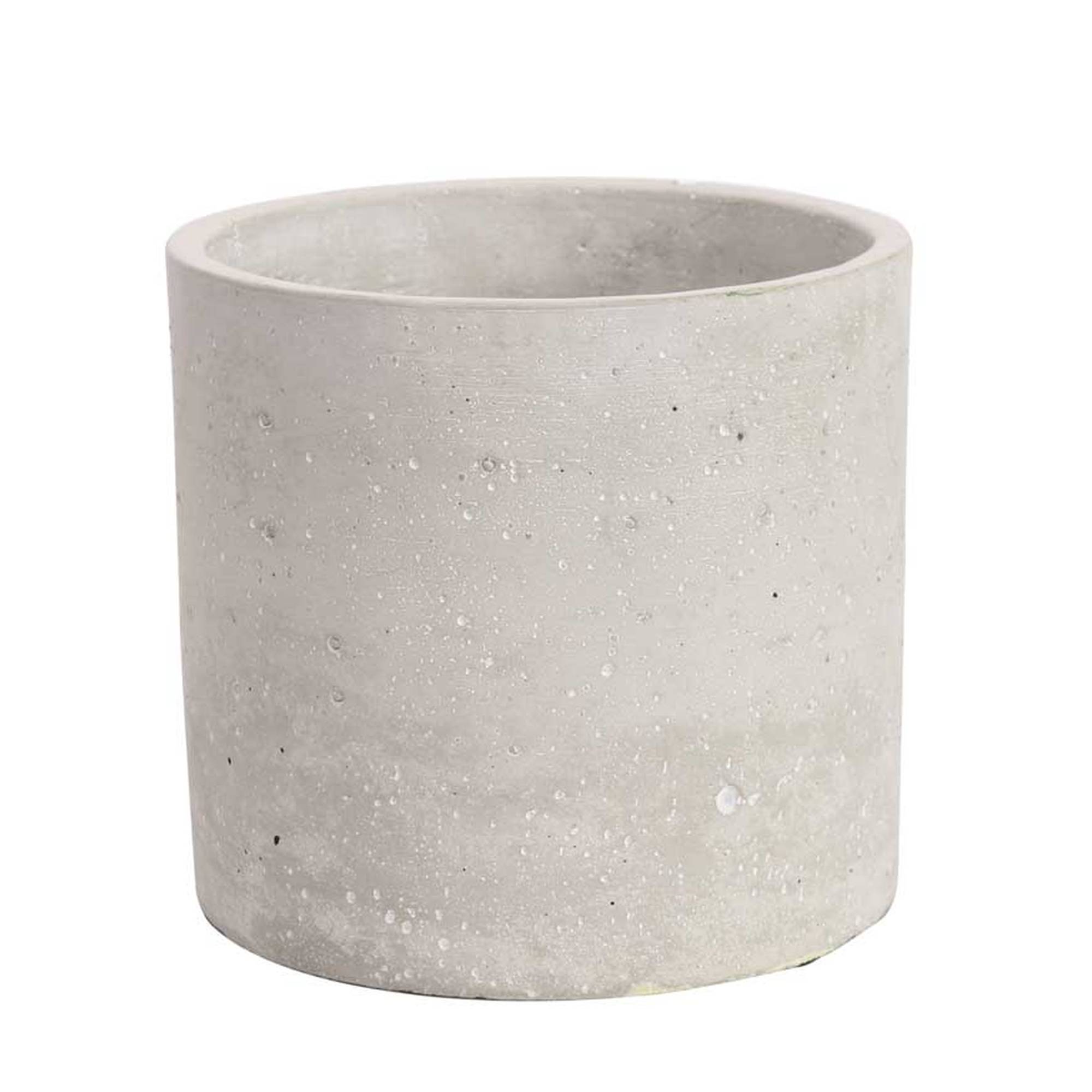 Round Cement Flowerpot 14cm