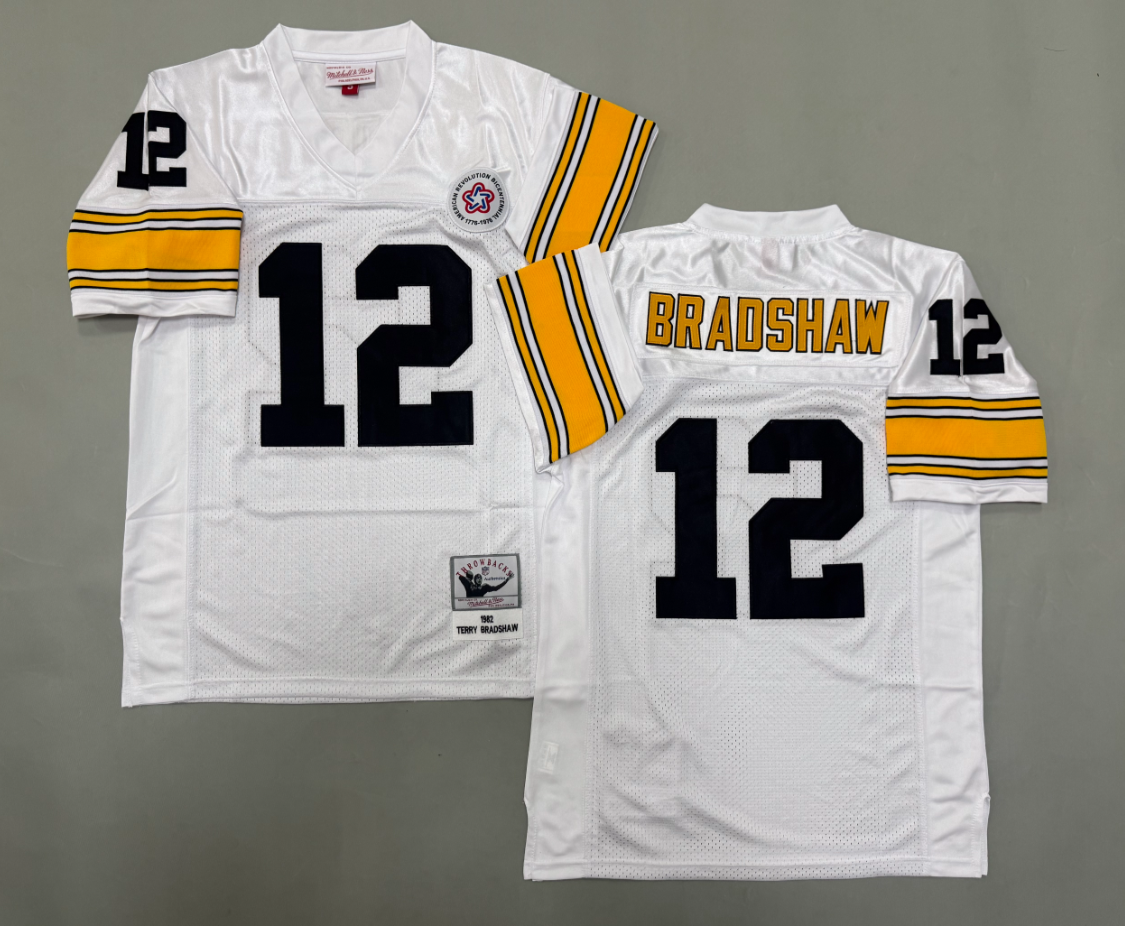 Terry Bradshaw Pittsburgh Steelers Authentic Throwback Retired Player Jersey