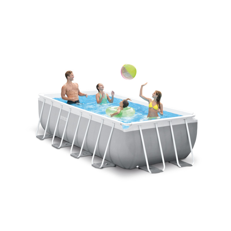 Piscine tubulaire rectangulaire avec épurateur à cartouche 4 x 2 x 1 m INTEX