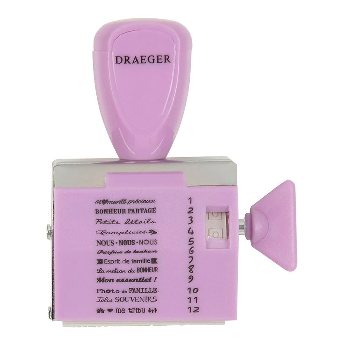 - Tampon à messages 12 expressions famille