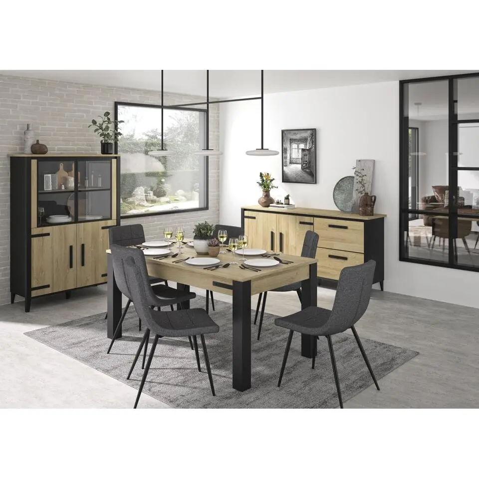 Dressoir Cork - 191 x 45 x 90 cm - Golden Oak-design