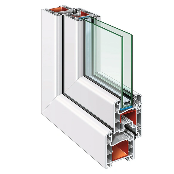 Fenster »BT60 Stand Light«, BxH: 75 x 120 cm, Isolier-Klarglas