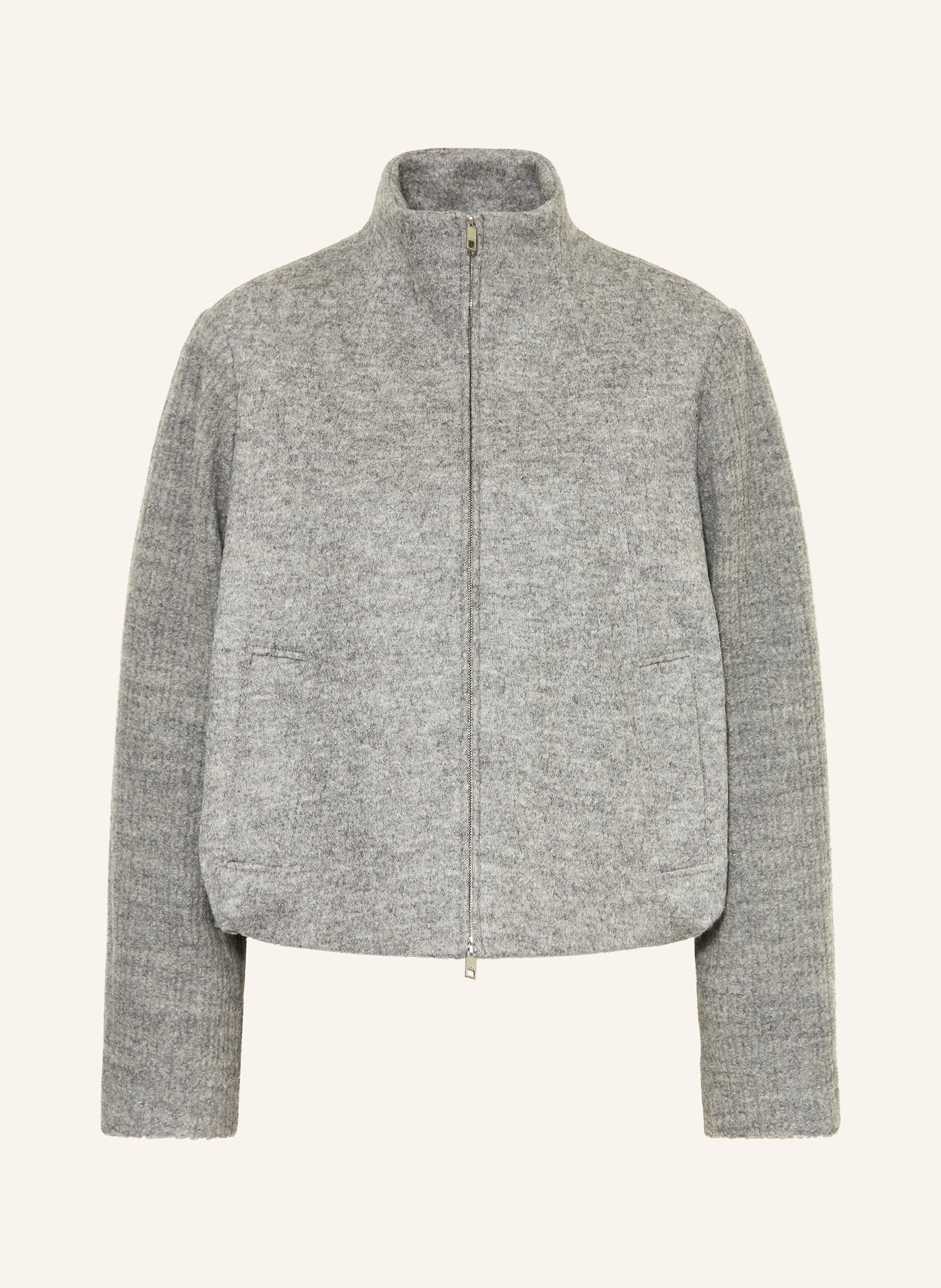 BOSS Kastenjacke JUNDALINI im Materialmix