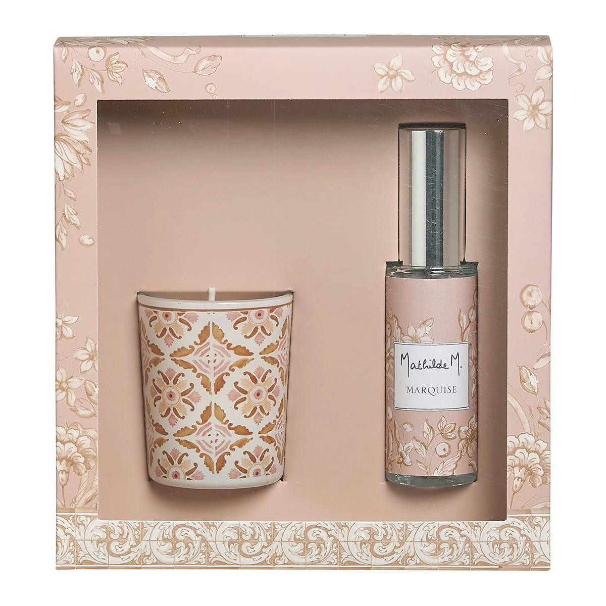 - Coffret bougie et spray d'ambiance - Marquise