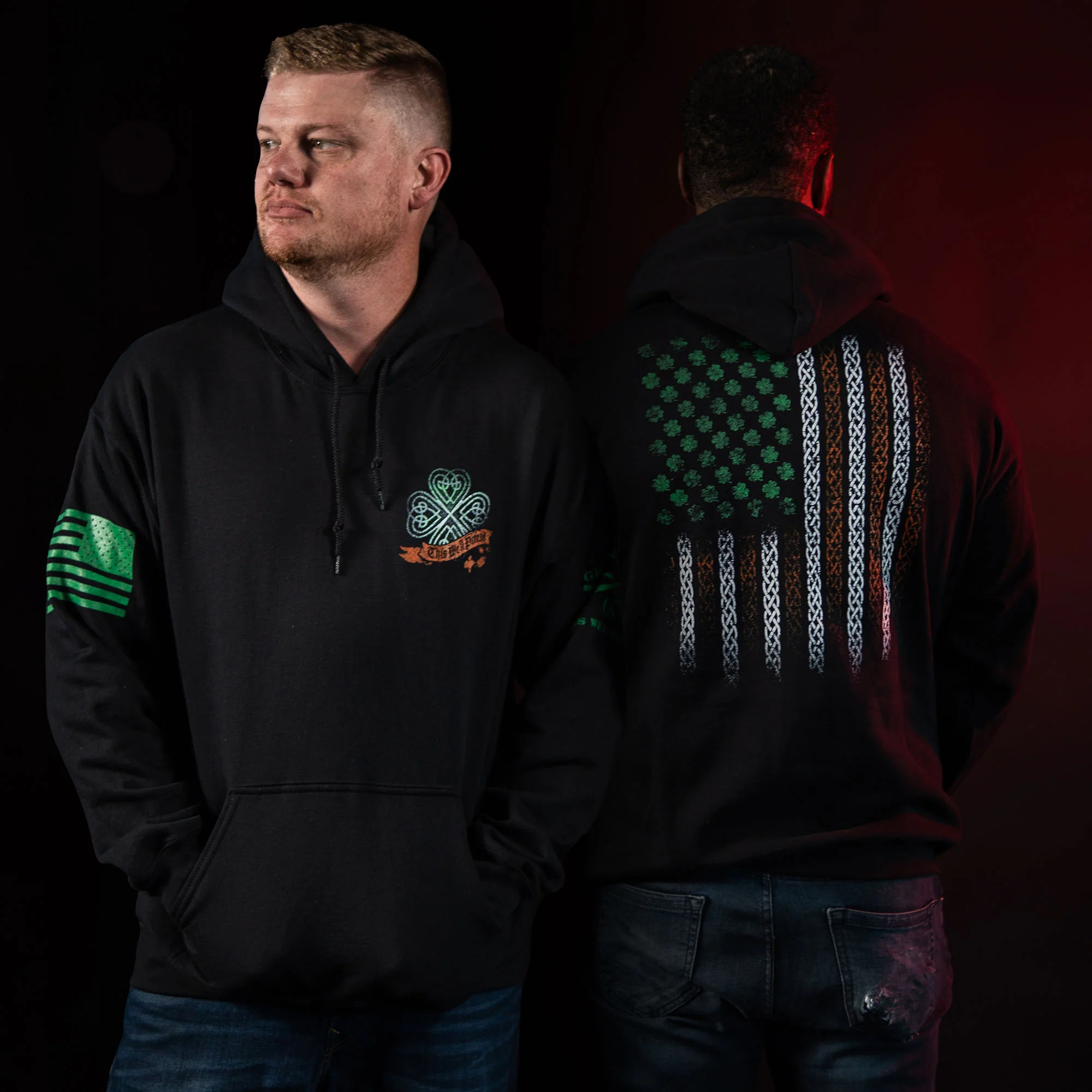 This We'll Defend Hoodie - Irish Colors